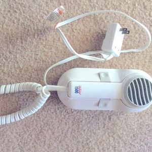 Wall mounted hair dryer